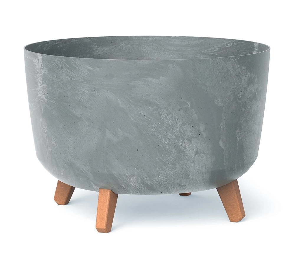 Prosperplast Květináč GRACIA BETON EFFECT 39 cm šedý