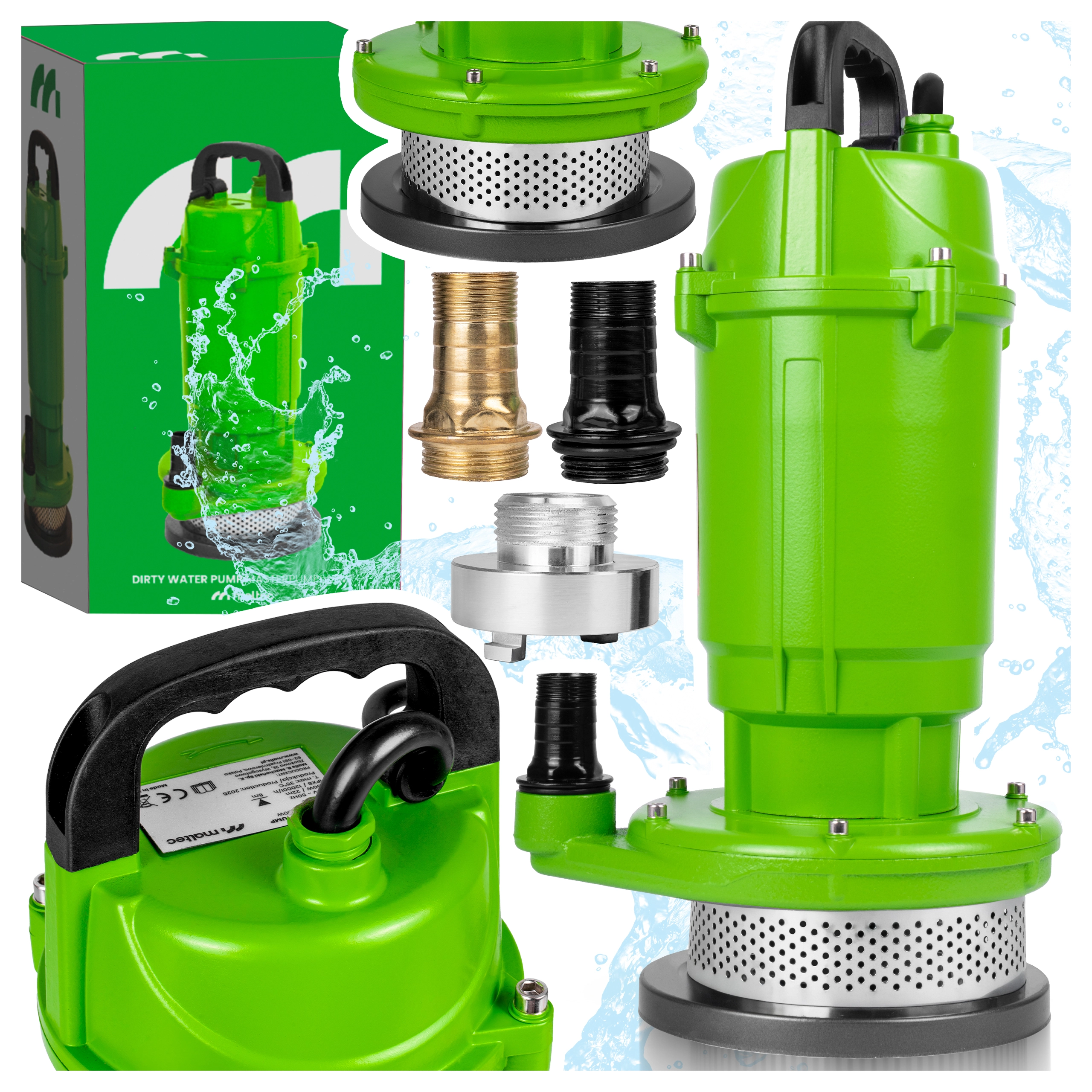 ponorné čerpadlo na znečištěnou vodu maltec masterpump 550 w