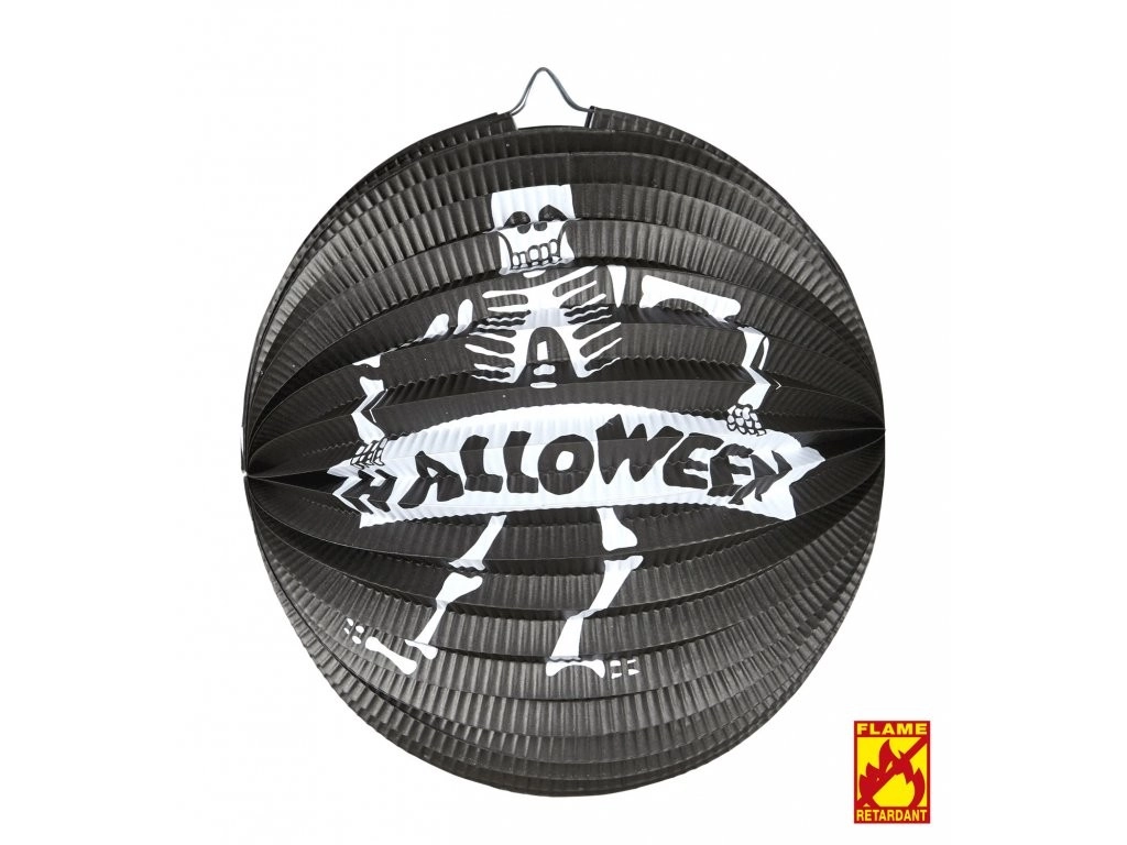 Lampion kostlivec 25 cm