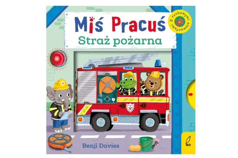 Miś pracuś: posuň prst – hasiči