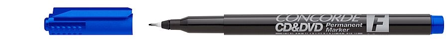 Popisovač CONCORDE CDaDVD, permanentní, modrý CONCORDE