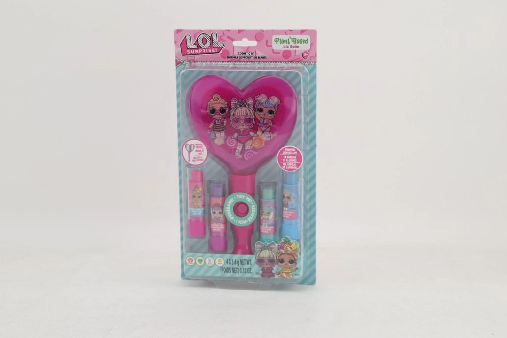 kosmetická sada se svítícím zrcátkem lol