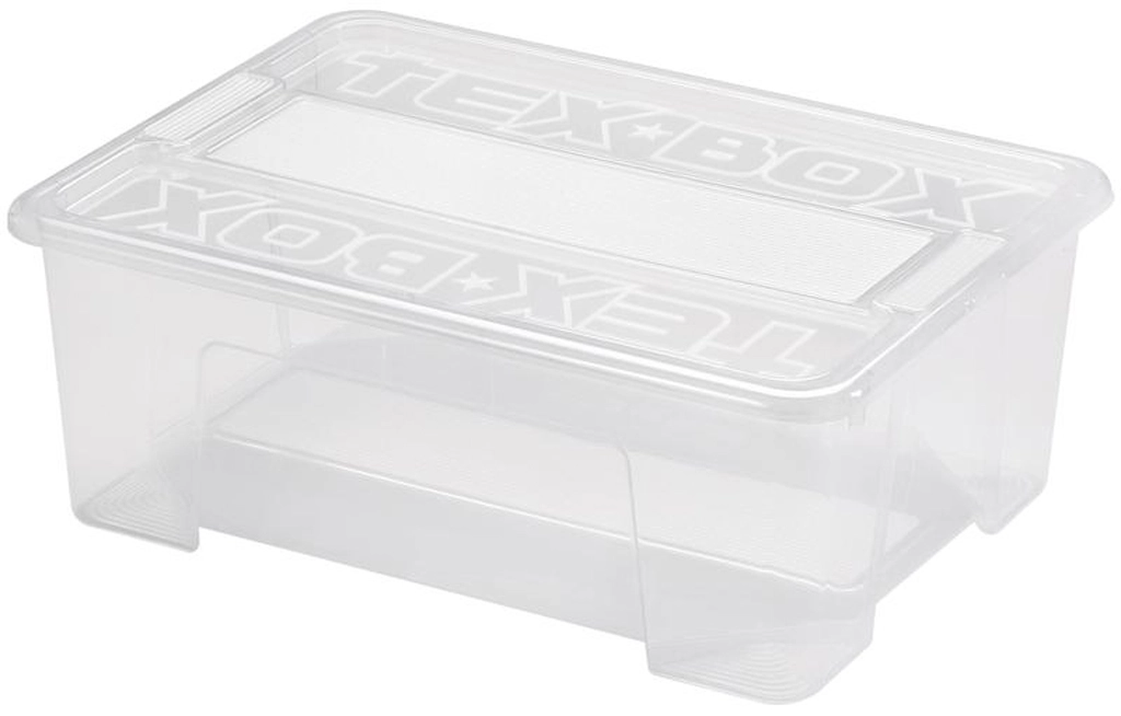 Plastový úložný box s víkem HEIDRUN 10 l