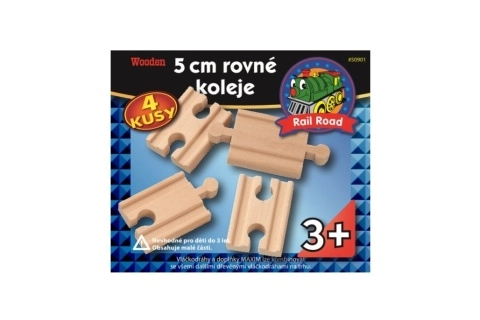 Maxim 50901 5 cm rovné koleje - spojky - 4 kusy
