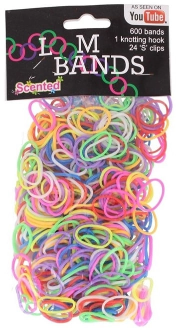 Levně Voňavé gumičky loom – kreativní set 600 ks