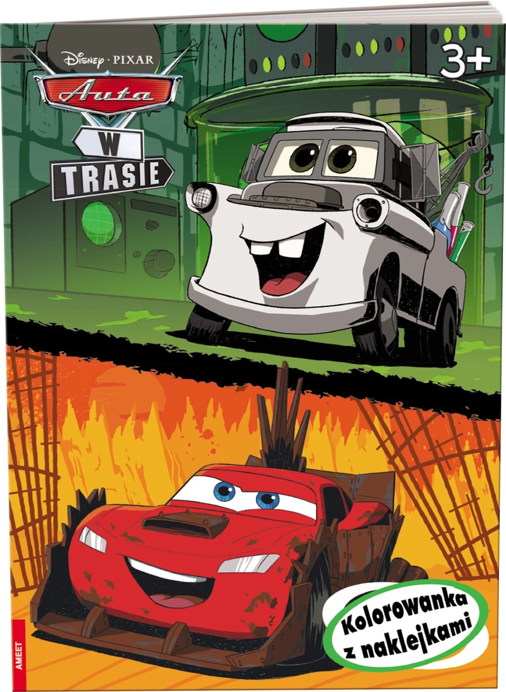 Disney Pixar Auta – omalovánky s nálepkami