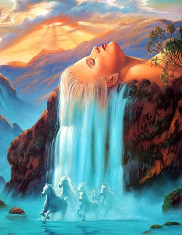 Diamantové malování Snění 30 × 40 cm