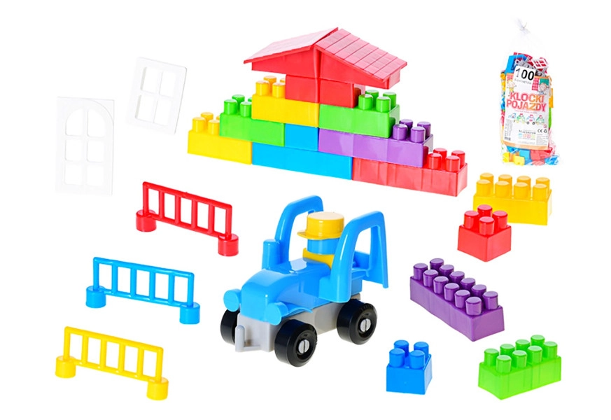 Stavebnice vozidel 100 dílů