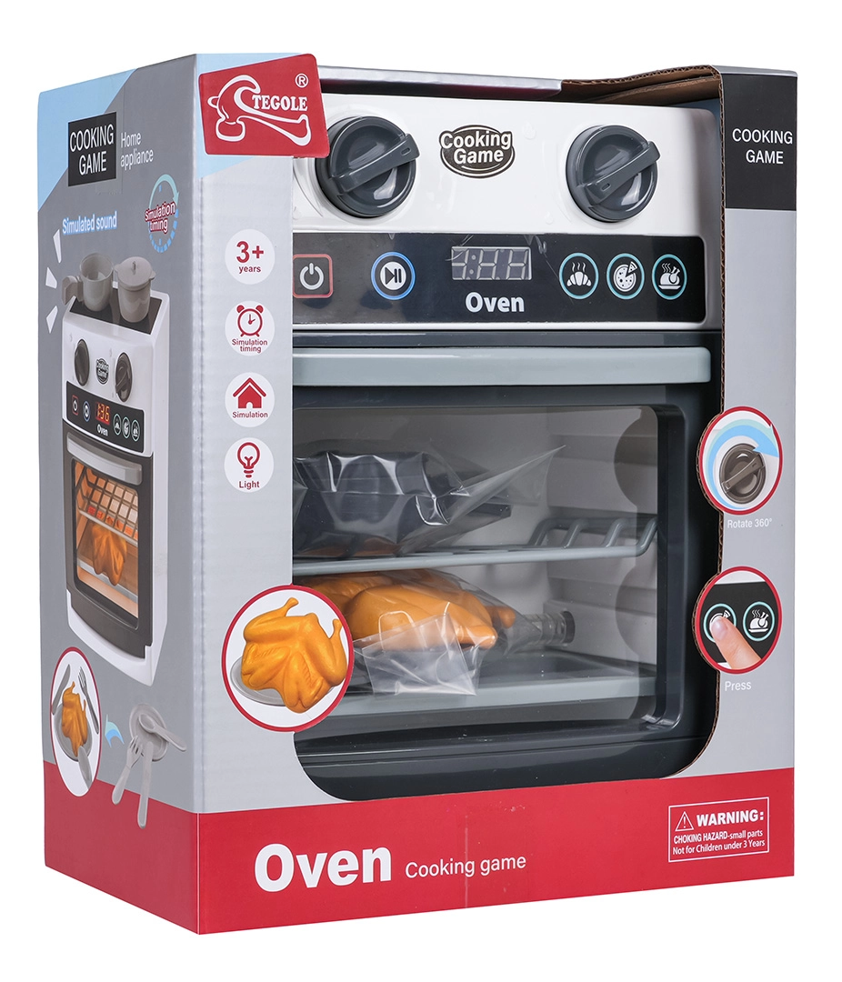 Interaktivní dětská trouba se světly a zvuky + příslušenství