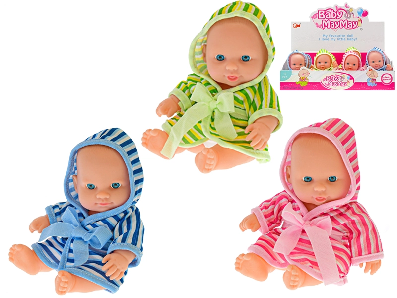 Miminko v pruhovaném župánku 20 cm