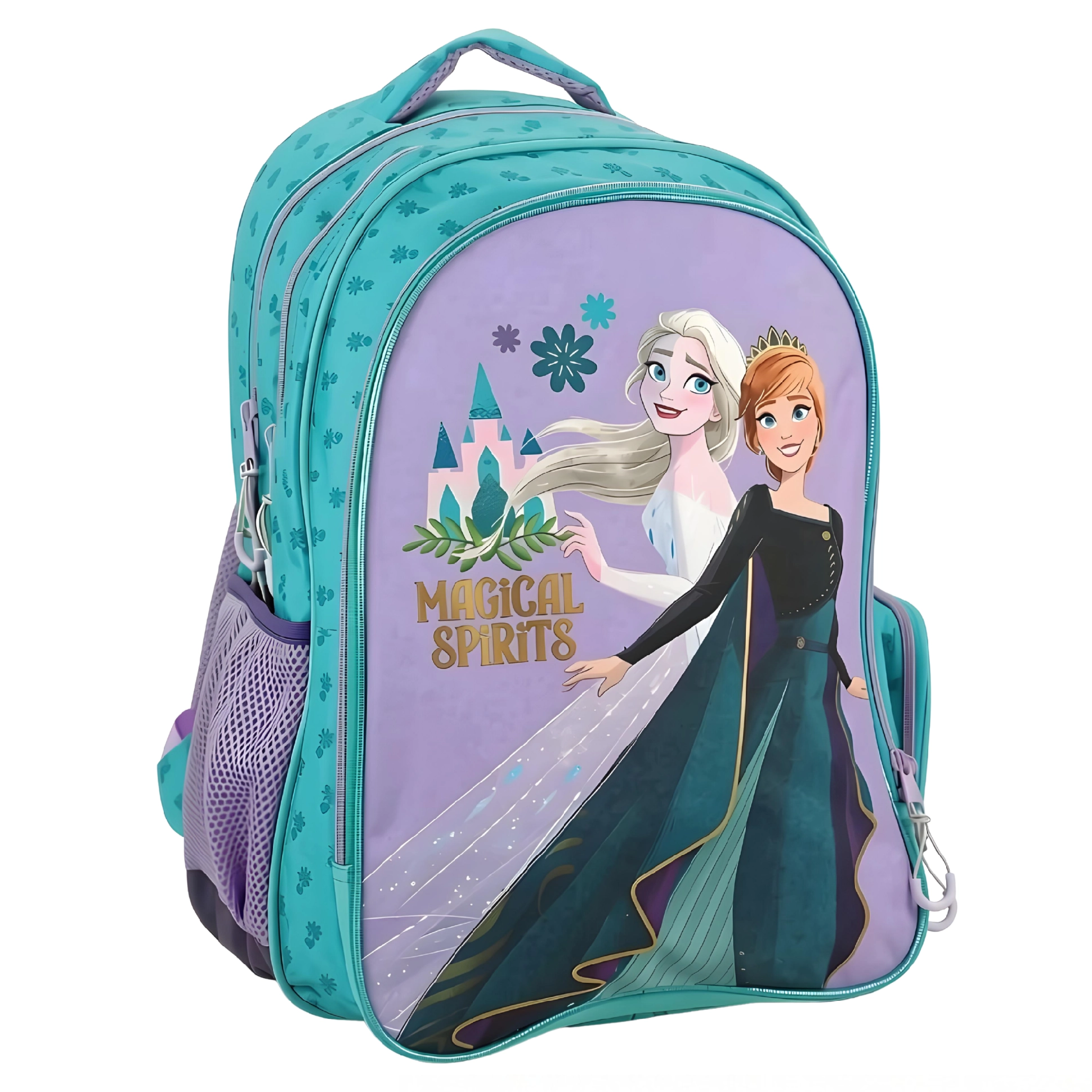 Školní batoh Frozen Magical Spirits tyrkysový