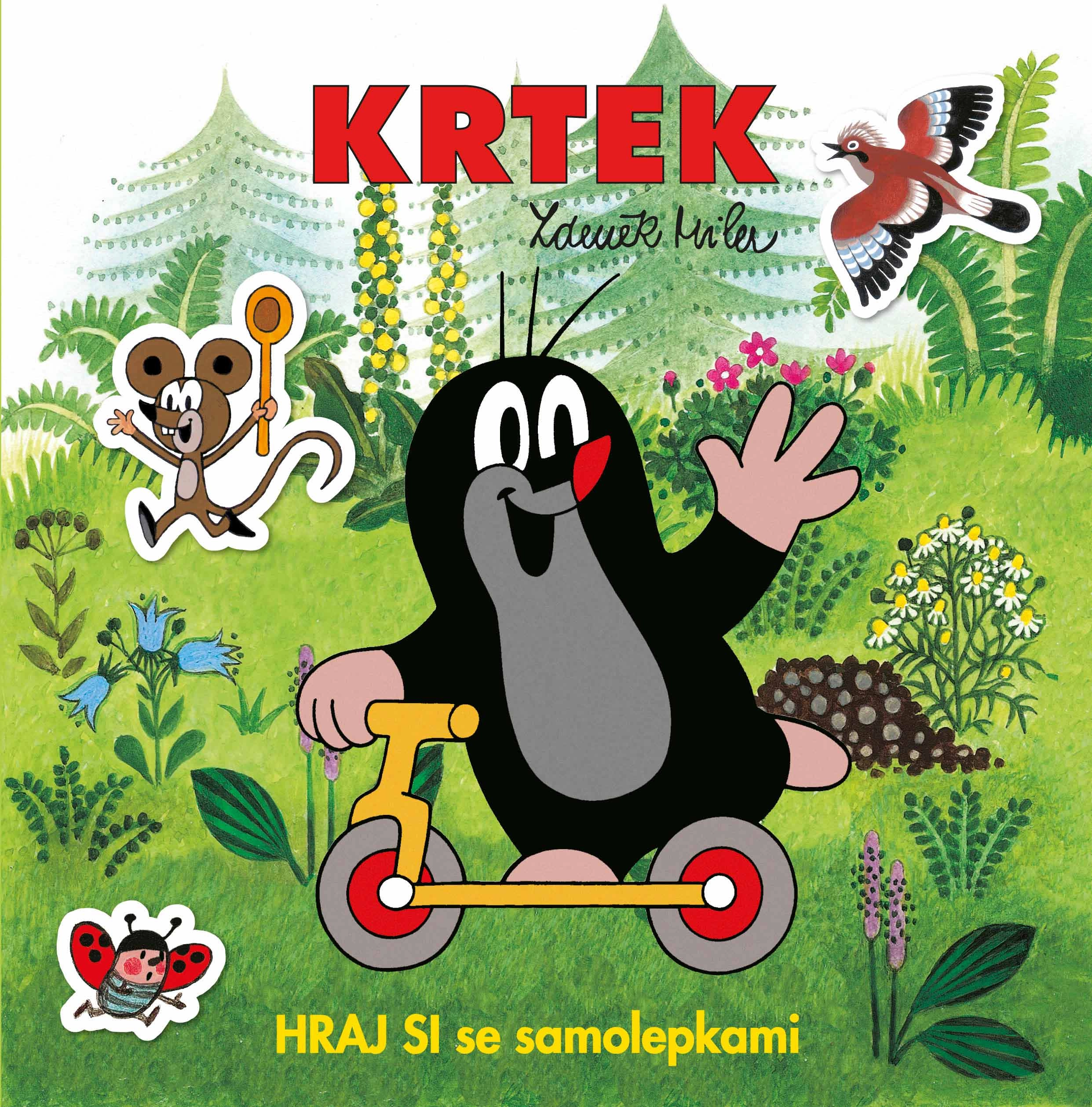 Levně Album se samolepkami Krtek – hraj si a tvoř obrázky