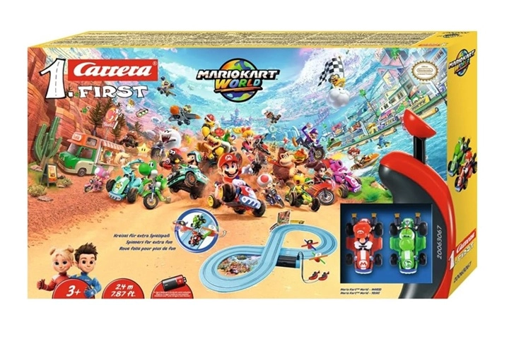 Dětská autodráha Carrera FIRST Mario Kart Mario vs. Yoshi