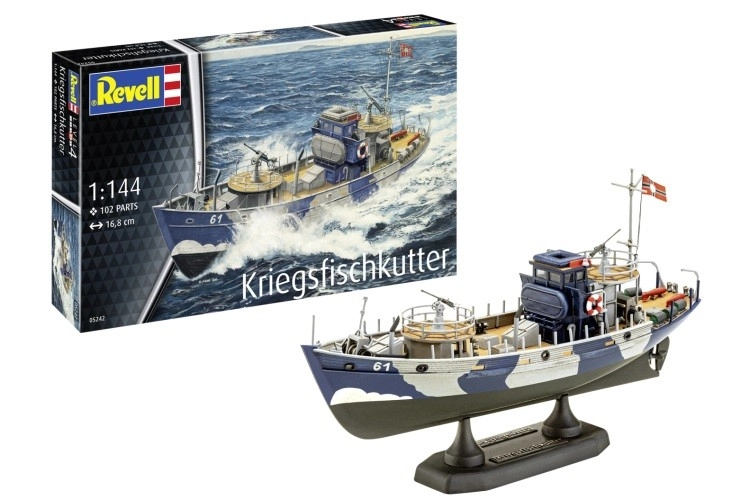 Revell Set lodi KFK Kriegsfischkutter 1:144