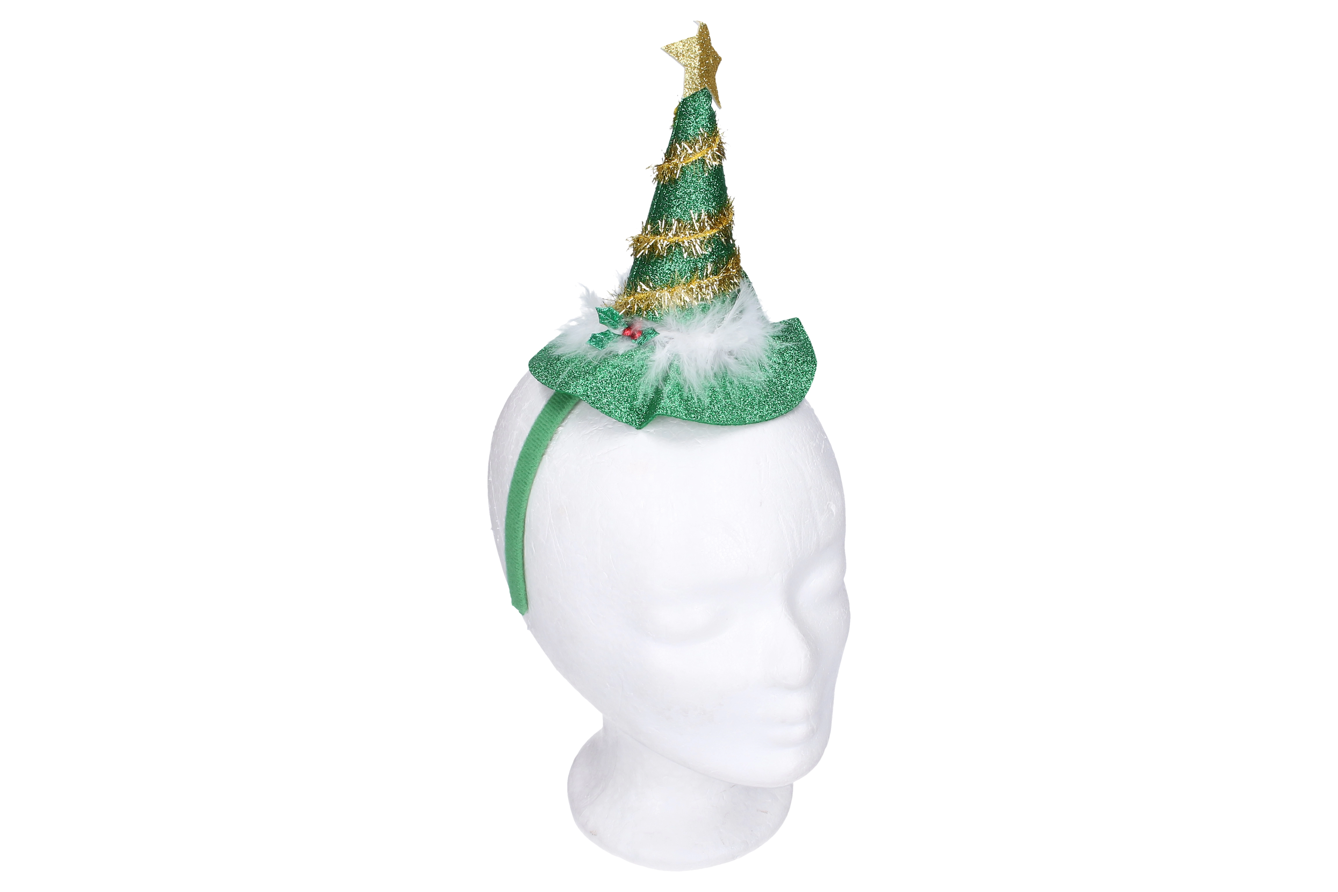 Karnevalová čelenka s kloboučkem