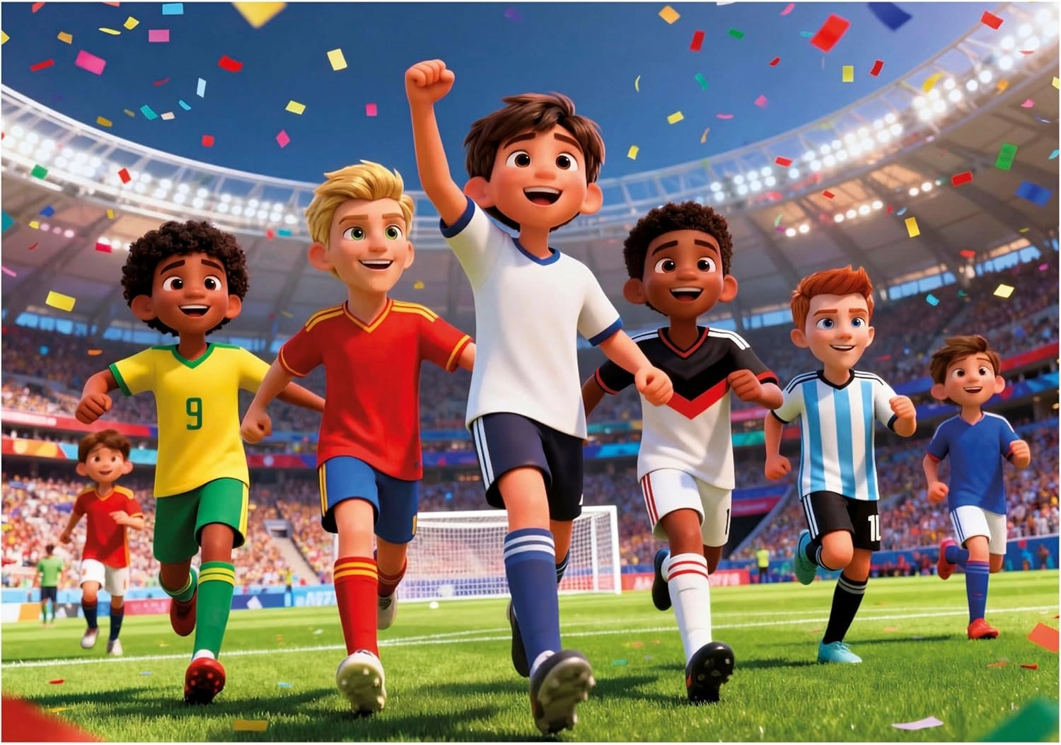 Educa puzzle Fotbalový svět 300 dílků