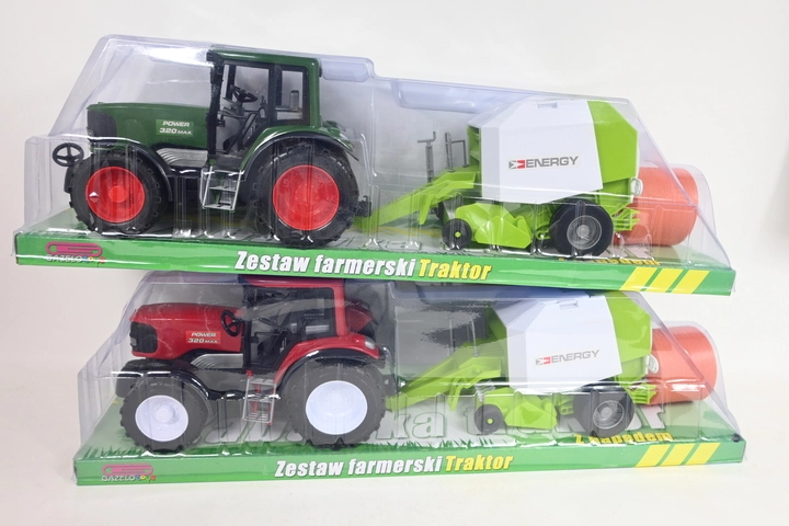 Traktor s lisem na balíky - 1 kus