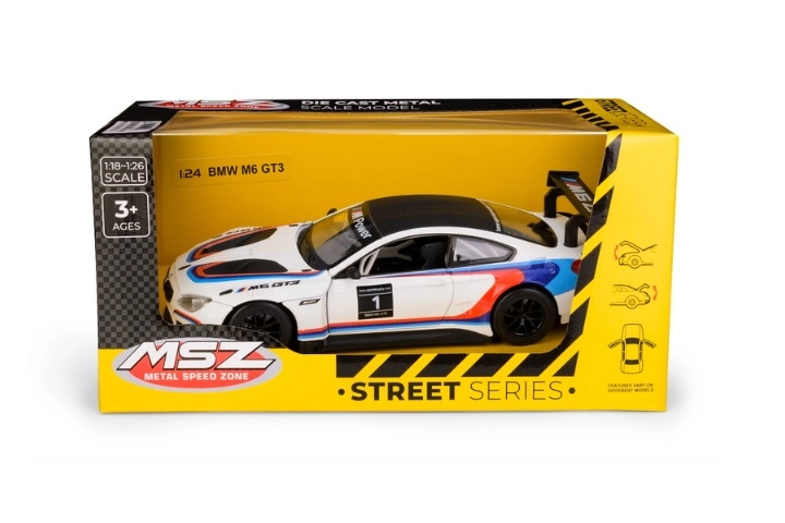 Sběratelský model BMW M6 GT3 bílý 1:24