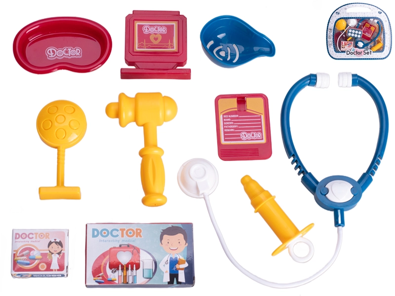 Sada malý doktor – modrá, 10dílná
