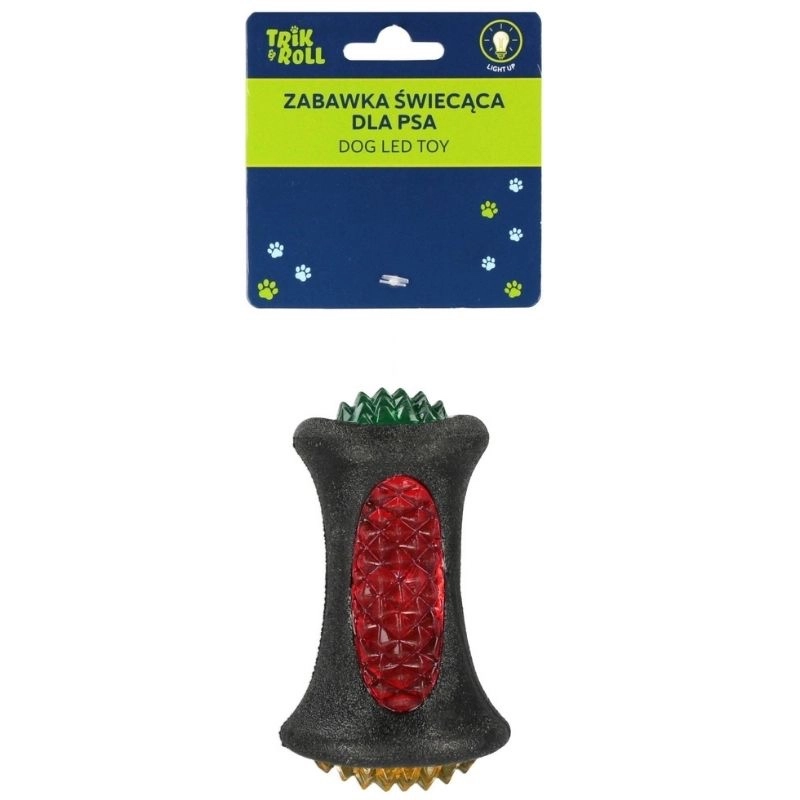 Svítící kost pro psa 9 cm
