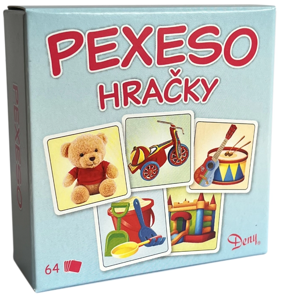 Levně Pexeso Hračky v krabičce