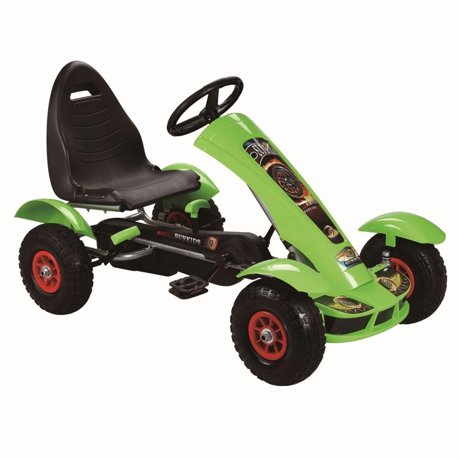 Gokart na pedály zelený