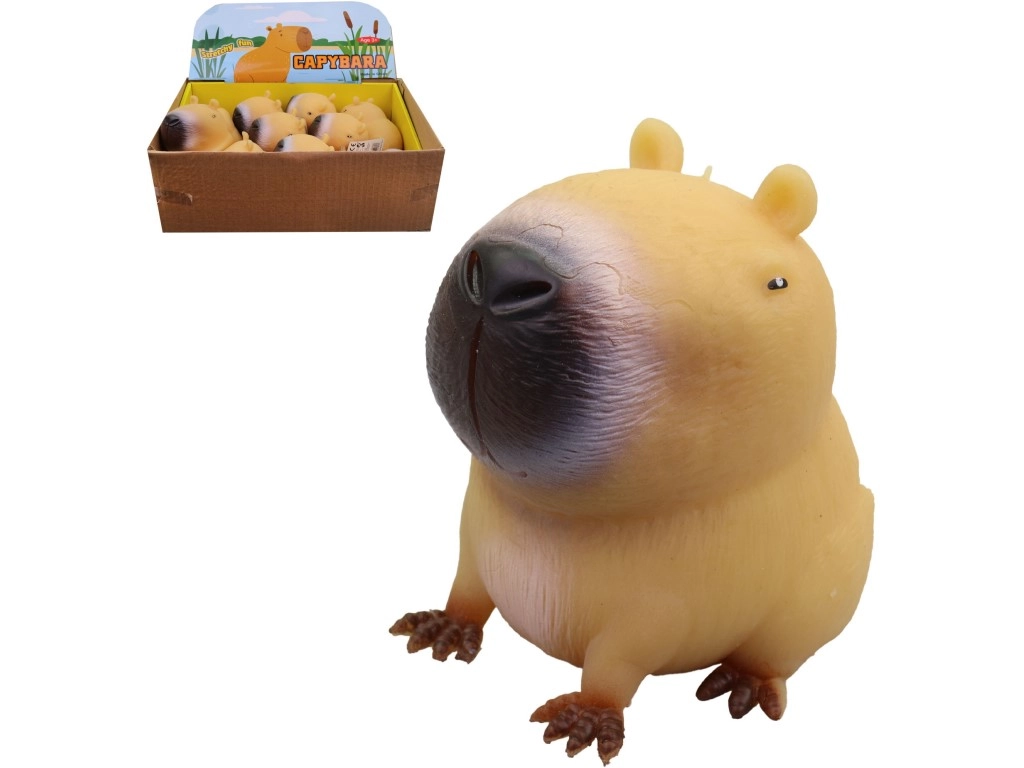 Hračka kapybara 8 cm z gumy