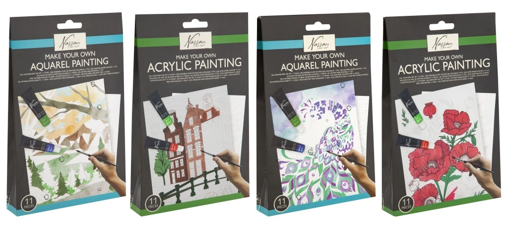 Craft Creative Akrylová malířská sada hory