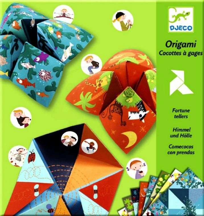 DJECO Origami Nebe, peklo, ráj (zelená)
