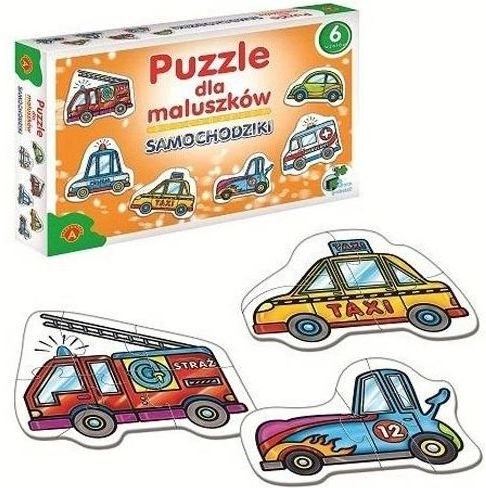 ALEXANDER Baby puzzle Auta 6v1 (2-7 dílků)