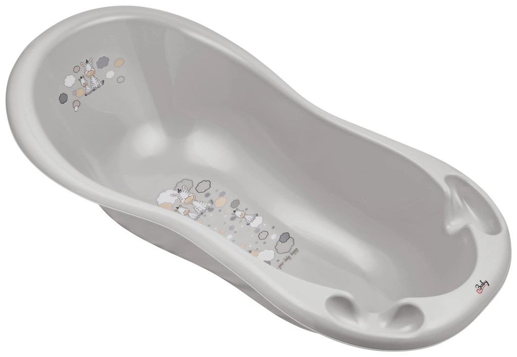 Maltex Dětská vanička Zebra, 100 cm - šedá