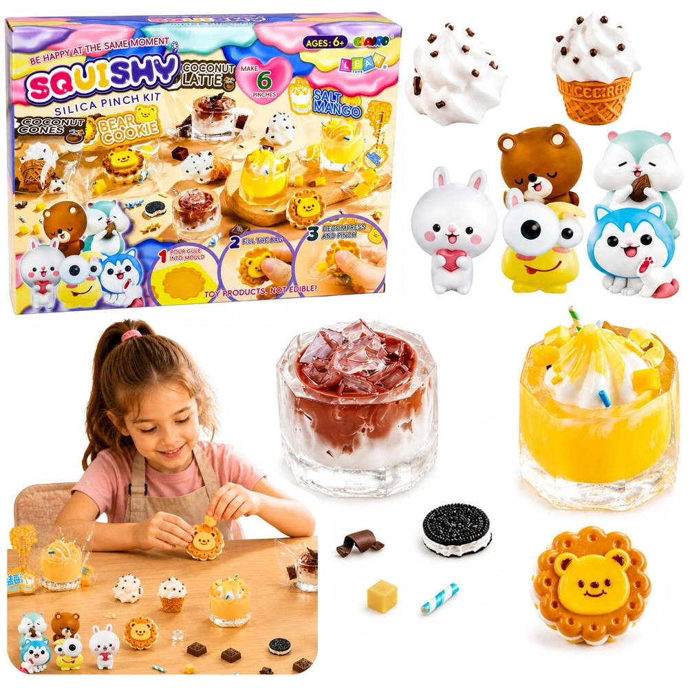 Kreativní sada pro výrobu squishy sladkostí a nápojů diy