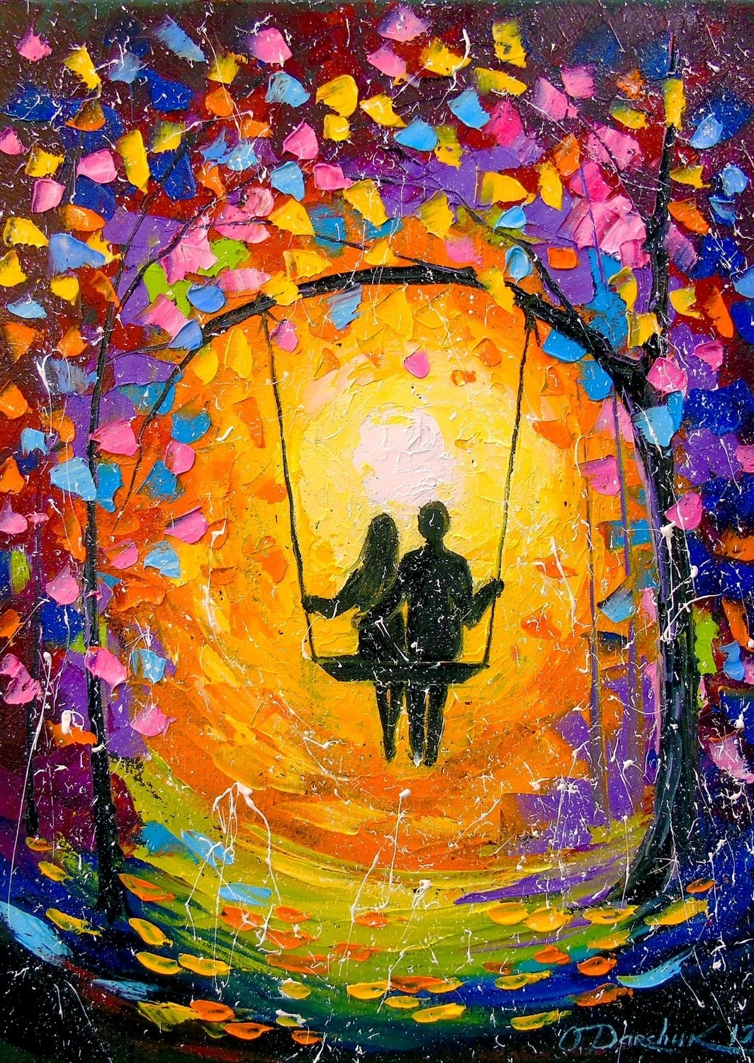 Puzzle Romantická láska 1000 dílků