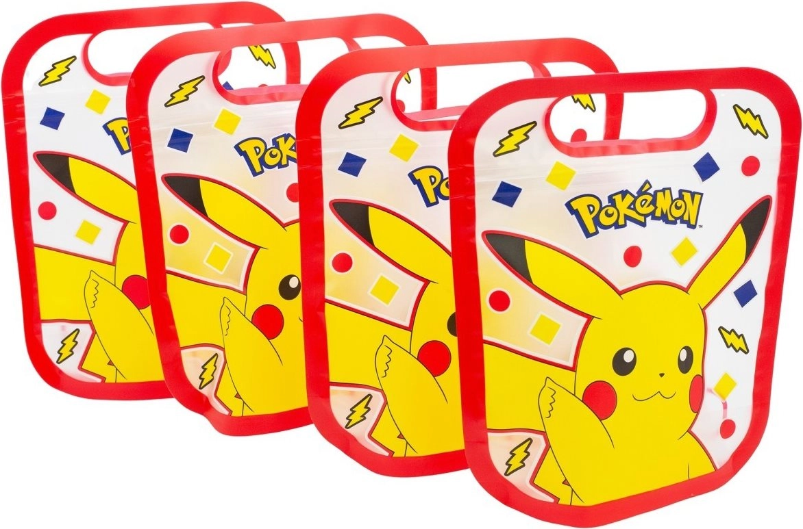 Sada uzavíratelných sáčků POKÉMON 4 ks
