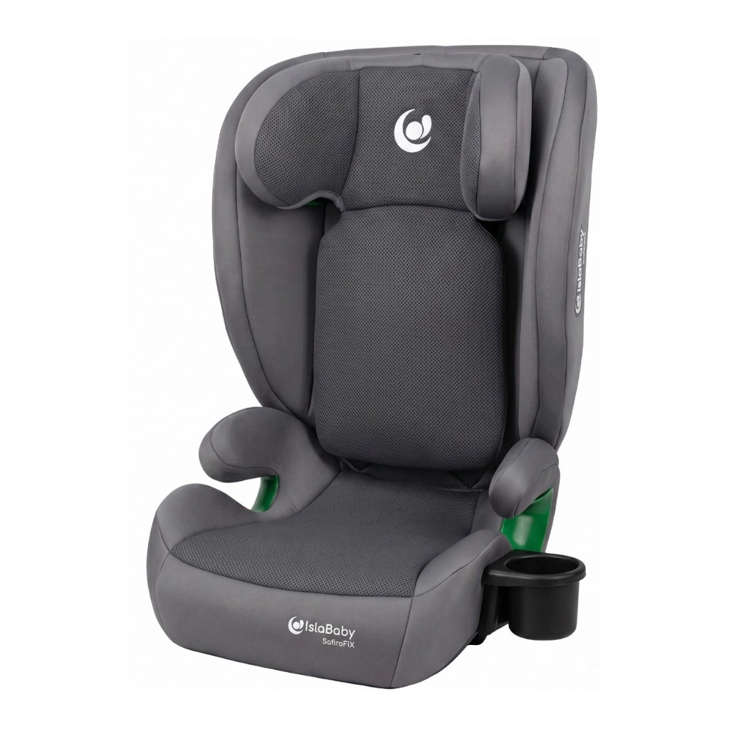 IslaBaby SafiroFix i-Size autosedačka 100–150 cm (15–36 kg) ISOFIX mesh grey