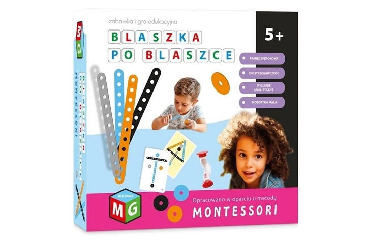 Montessori hra Blaszka po blaszce