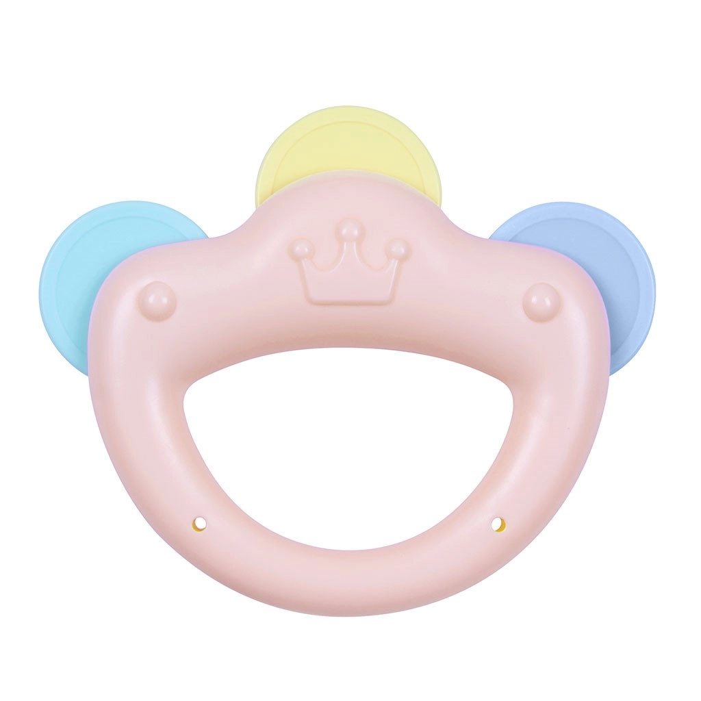 Kousátko s chrastítkem ve tvaru koruny BABY MIX