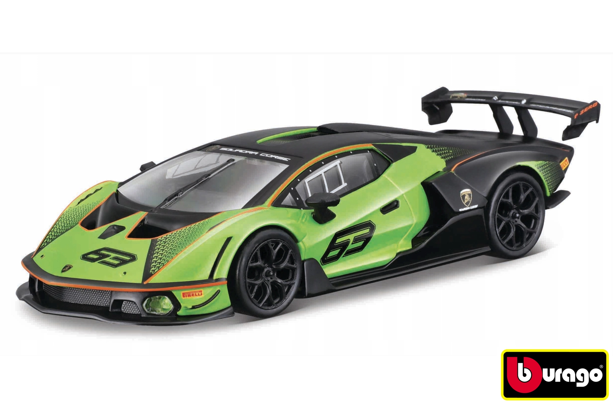Levně Bburago BB41161 Race Lamborghini Essenza SCV12 1:32