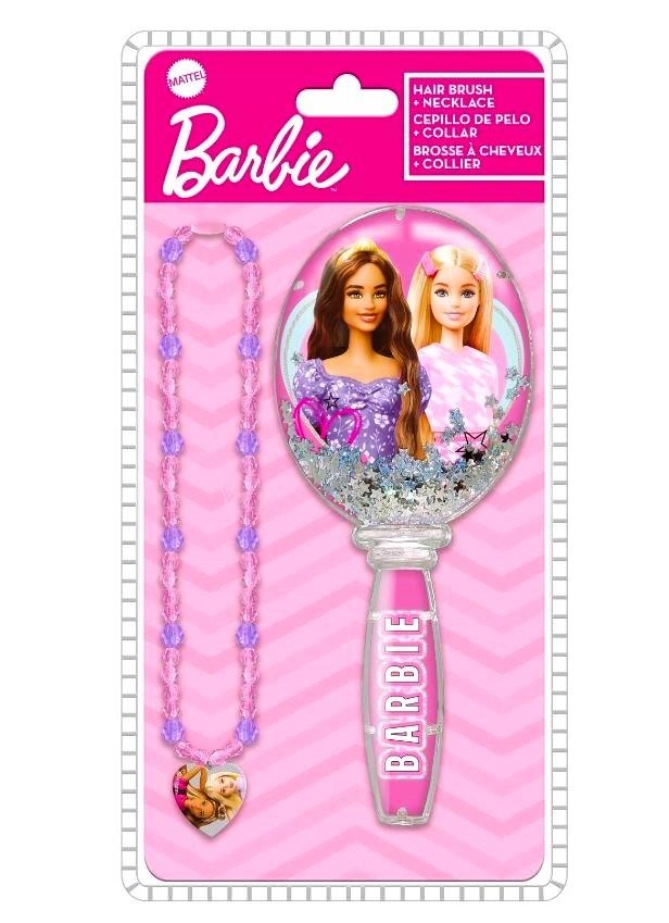 Souprava náhrdelníku a kartáče Barbie