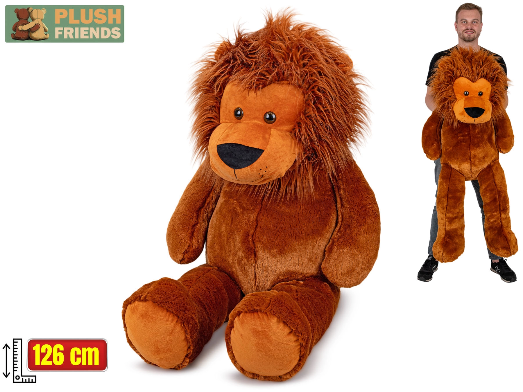 Plush Friends plyšový lev 126 cm