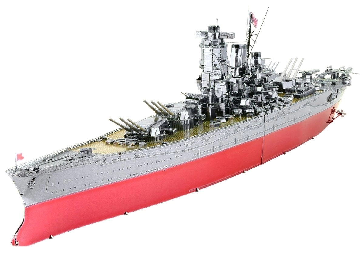 Metal earth iconx 3d kovové puzzle válečná loď Yamato