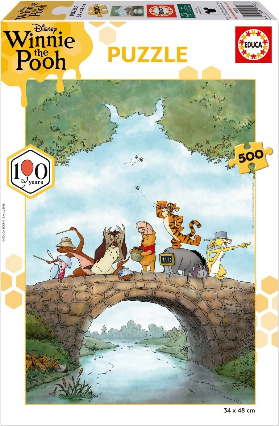 Educa Puzzle Medvídek Pú 500 dílků