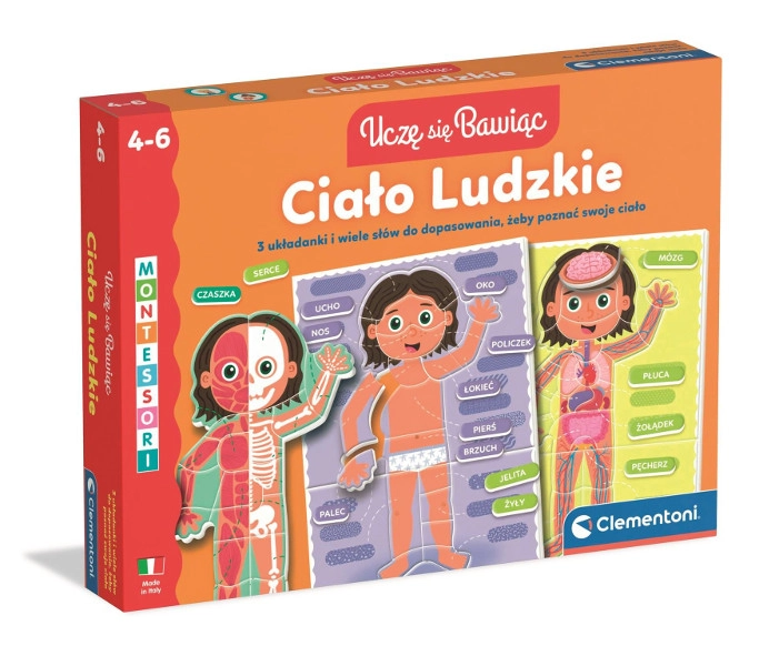 Lidské tělo – vzdělávací puzzle pro děti 4–6 let