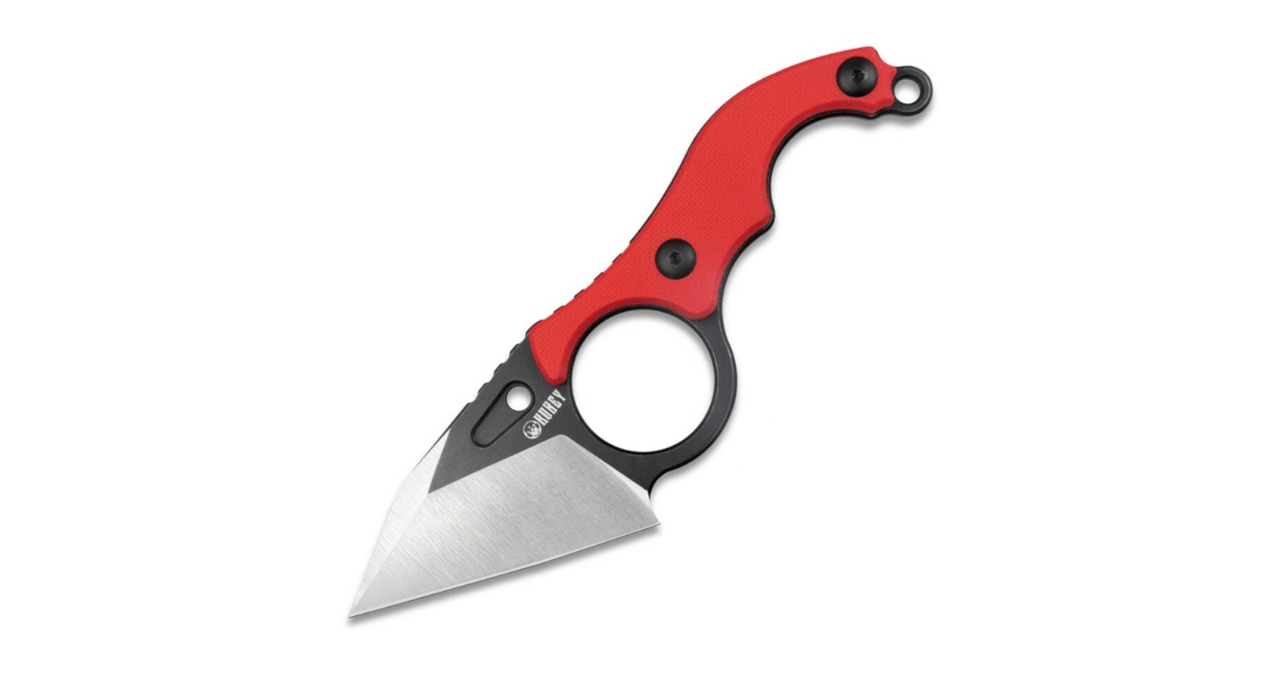 Kubey Hippocam Red sběratelský nůž 6 cm