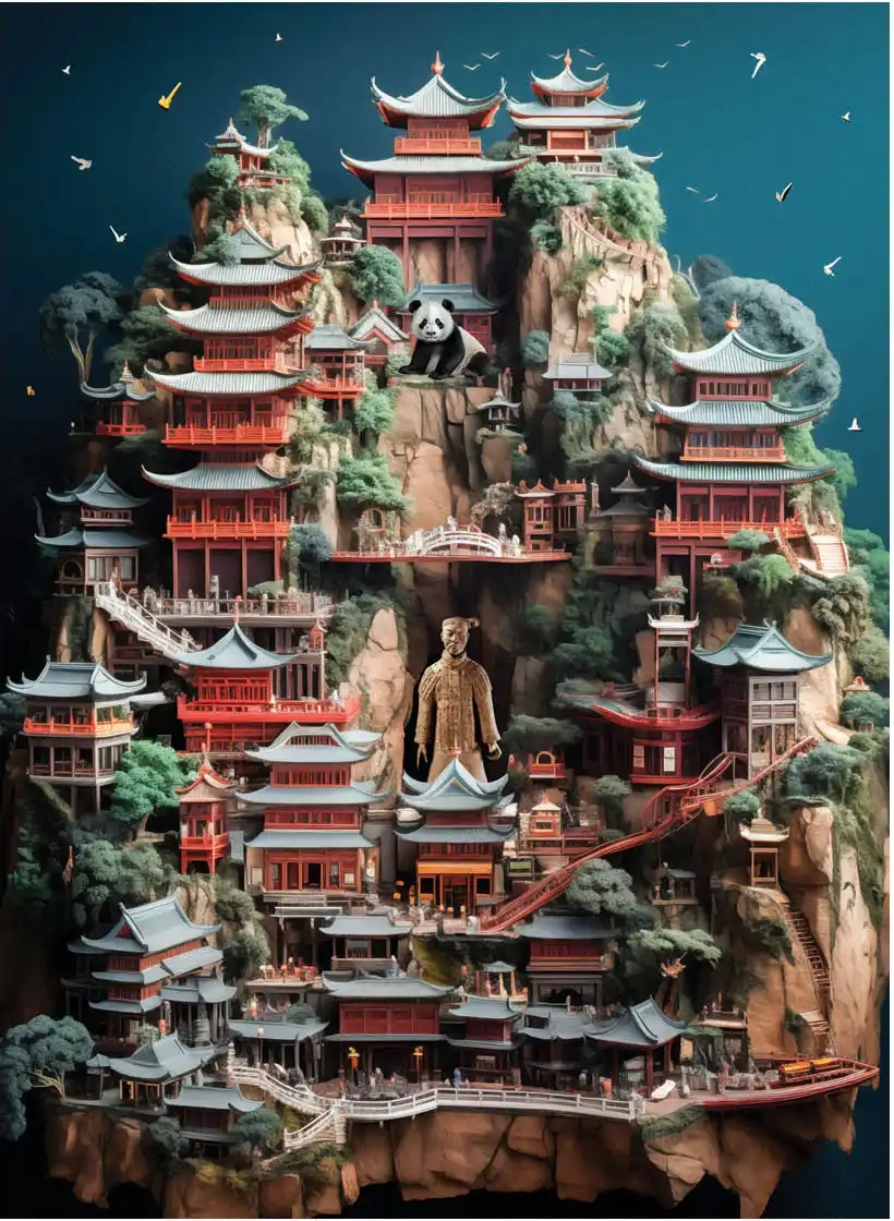 ANATOLIAN Puzzle Čína 1000 dílků