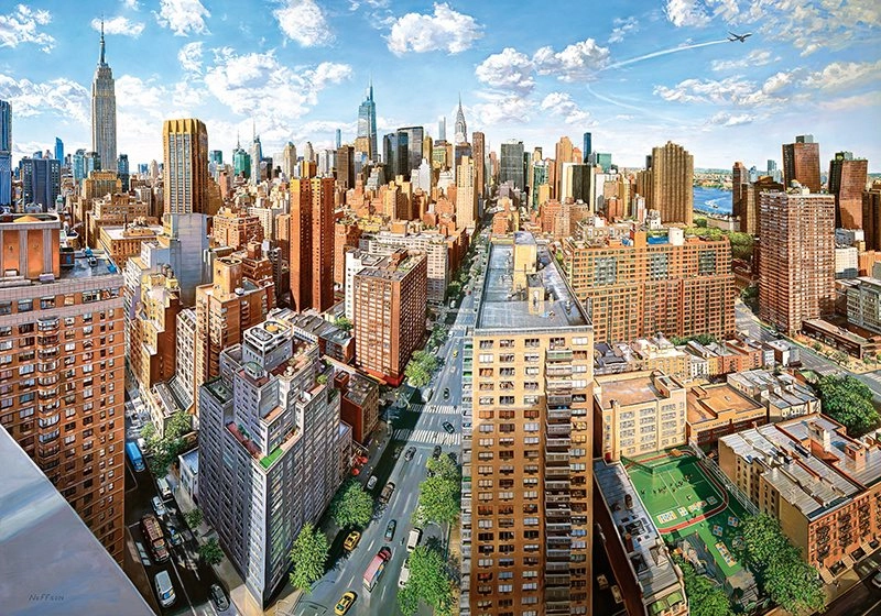 Puzzle Město New York 2000 Dílky