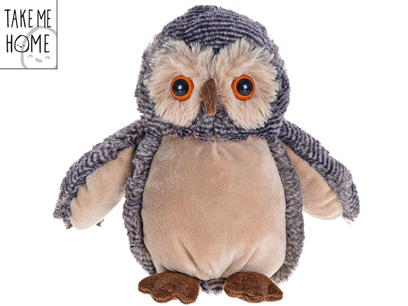 Plyšová sova TAKE ME HOME 18 cm pro miminka