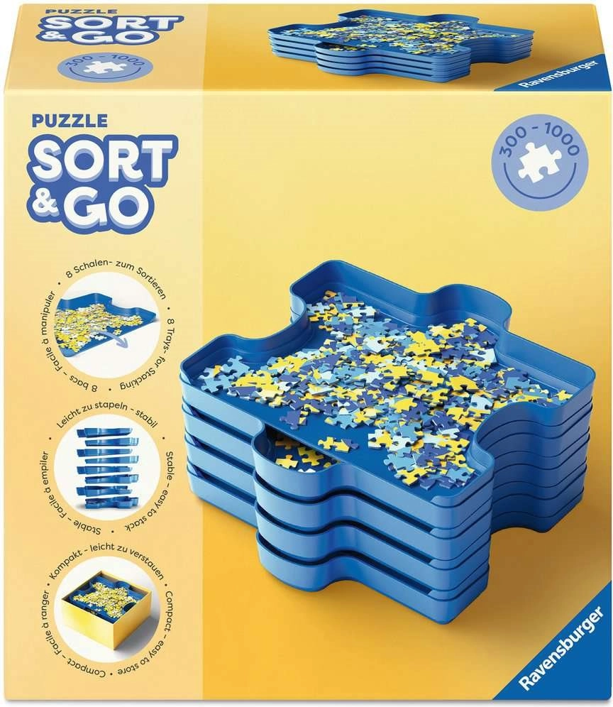 Ravensburger systém na třídění puzzle dílků
