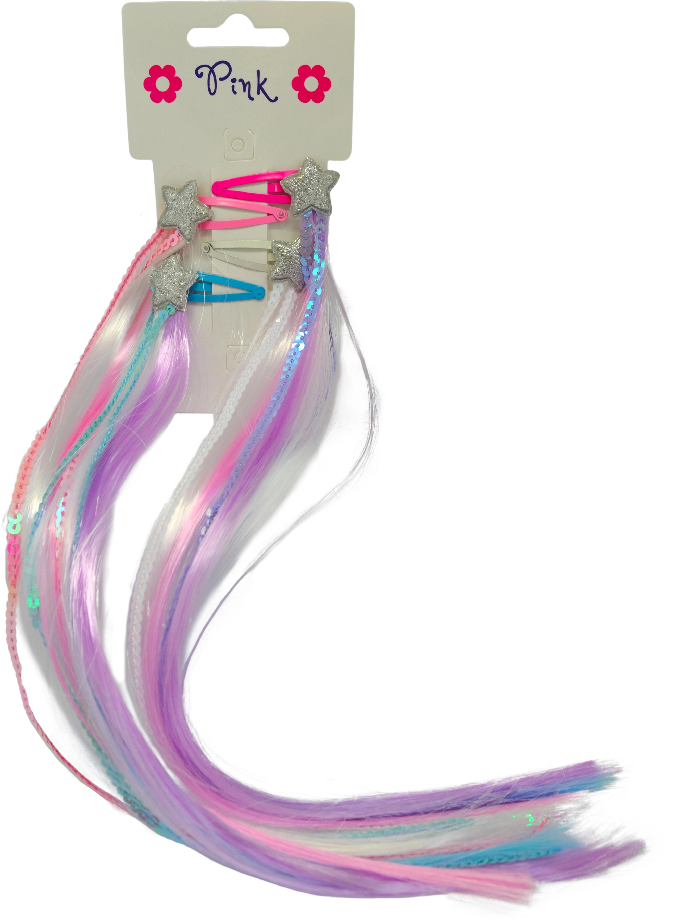 Sponky do vlasů se překvapením, 4 ks