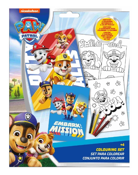 Levně CurePink Kreativní set Paw Patrol Tlapková patrola Mise